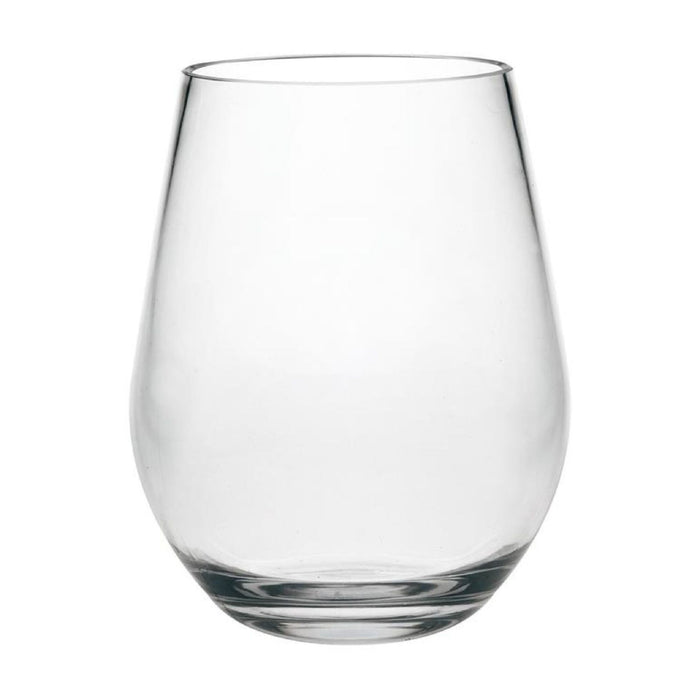 Halo - Oval Hi Ball Tritan Plastic Drinking Glasses, Bpa Free, 20Oz (Set of 4) - Clear