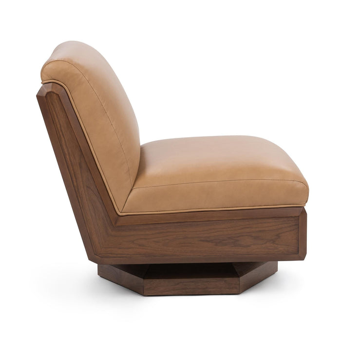 Myla - Swivel Accent Chair - Tan
