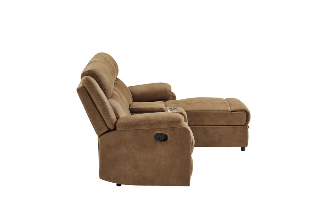 U6980 - Sectional - Brown