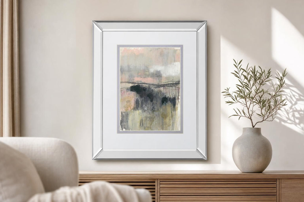 Blush Horizon II By Jennifer Goldberger - Gray