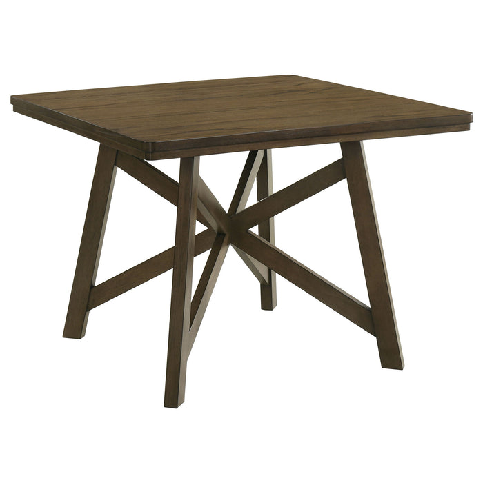 Maxine - 5 Piece Counter Height Dining Set - Brown