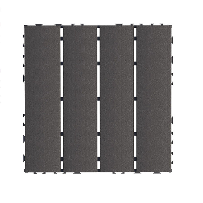 Plastic Interlocking 44 Pack Patio Deck Tiles, Square Waterproof Outdoor All Weather Use