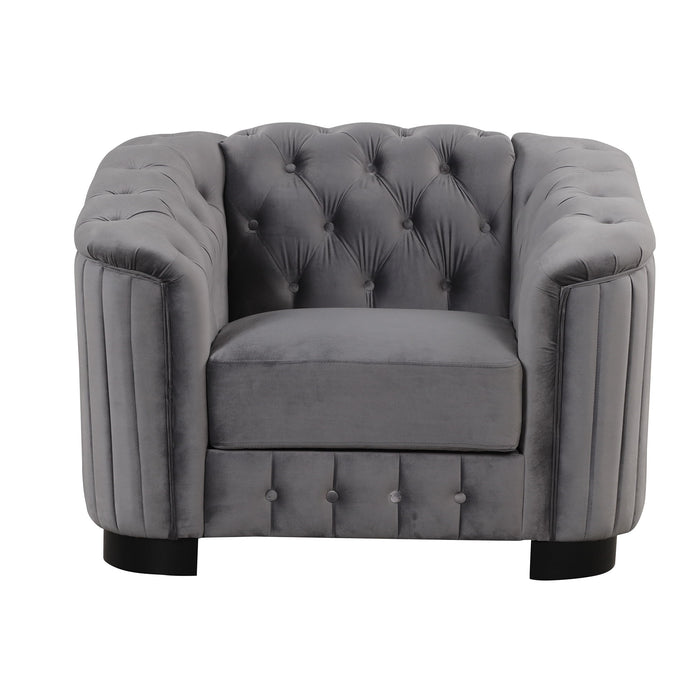 Upholstered Accent Sofa Chair With Removable Cushion