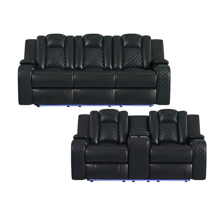 2 PC Sofa & Loveseat Set