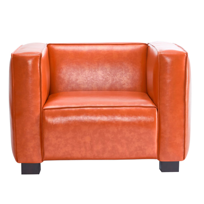 Vortexia - Club Chair With Tuxedo Design