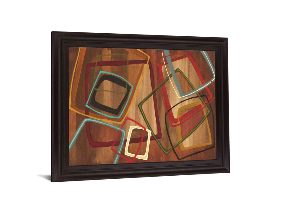 Overlapping Shapes - 28" x 34" Framed Wall Art
