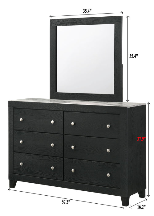 Cadence - King 4 Piece Bedroom Set - Black