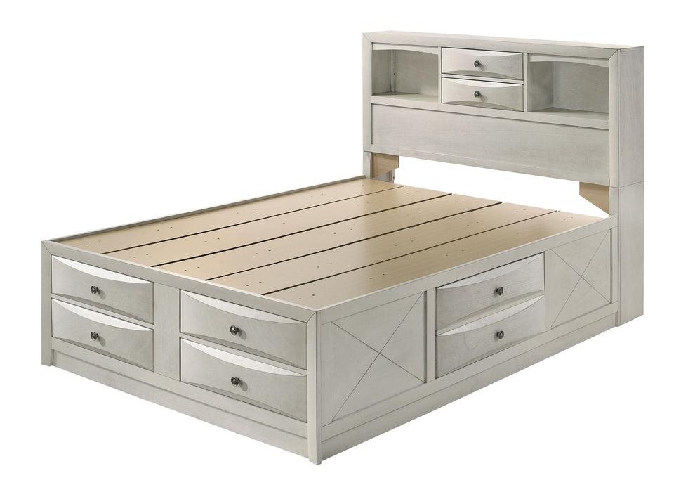 Emily - Queen 4 Piece Bedroom Set - White