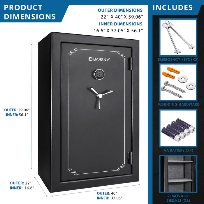 Tall Fireproof Protection Safe Vault