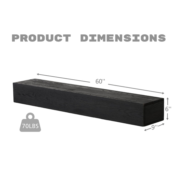 Fireplace Mantel Floating Shelf For Home Decor