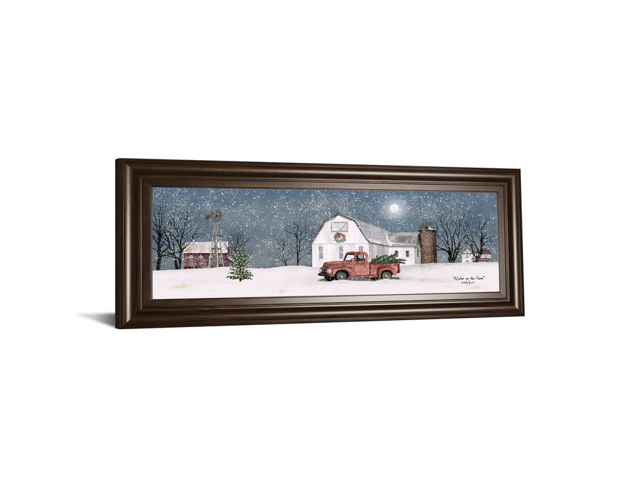 Winter On The Farm By Billy Jacobs - White