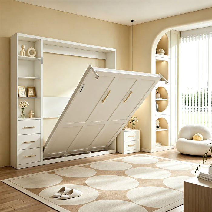 Folding Vertical Murphy Wall Bed