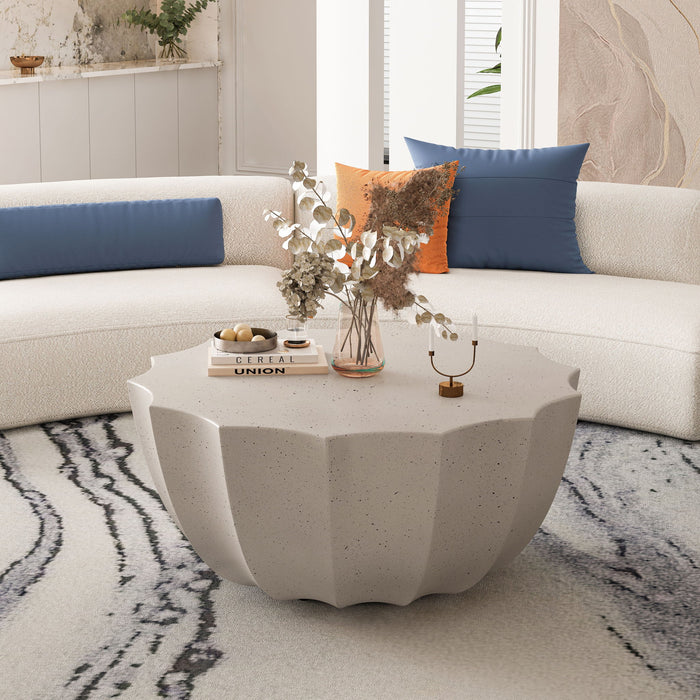 Modern Round Coffee Table For Indoor / Outdoor
