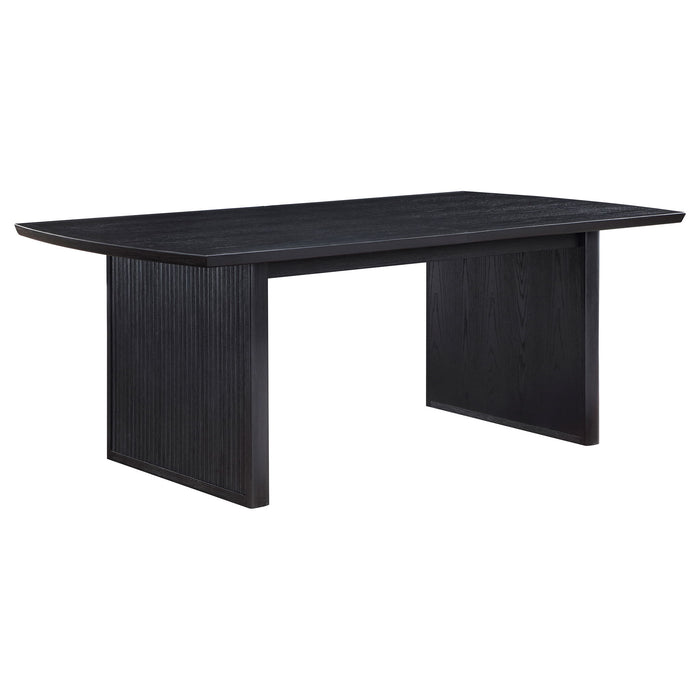 Mason - Removable Extension Leaf Dining Table - Black