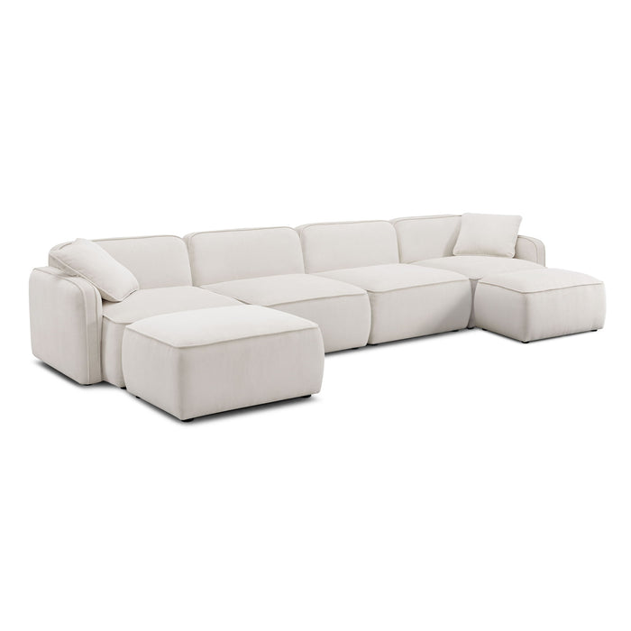 Travie - 6-Piece Modular U-Sectional