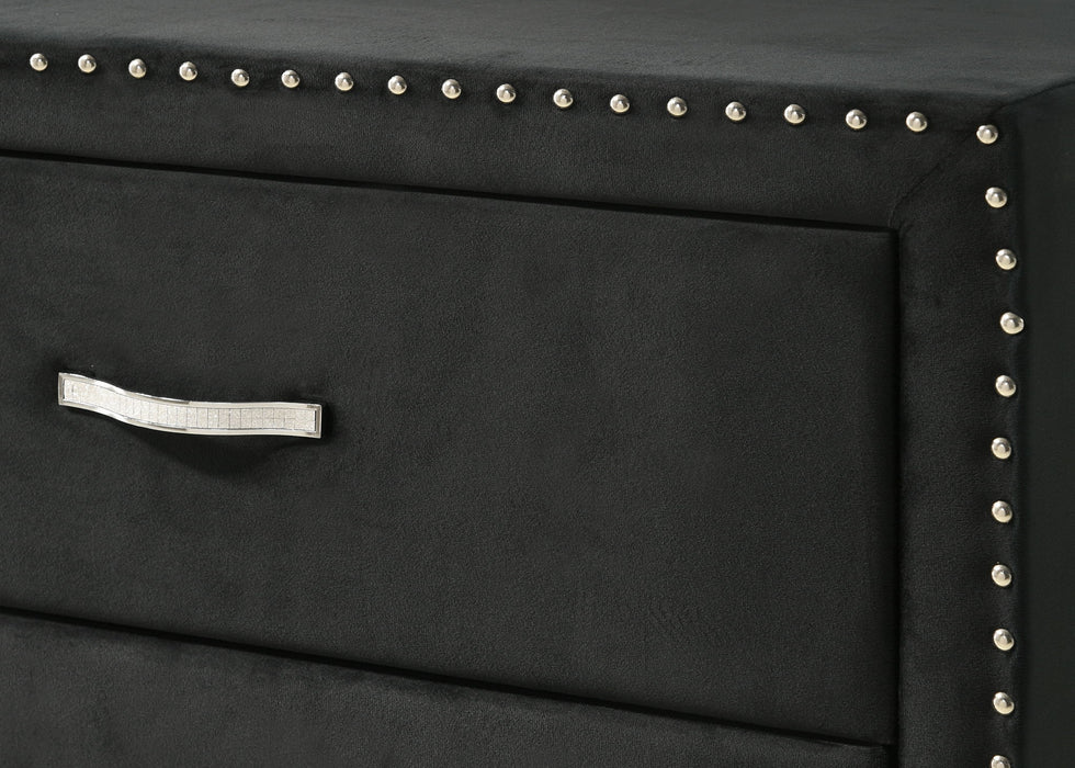 Lucinda - Dresser & Mirror - Black