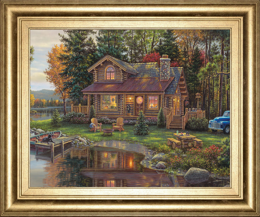 Peace Like A River Cabin By Kim Norlien - Light Brown