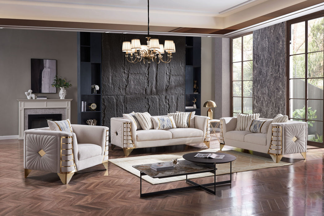 Tanya - Sofa And Loveseat - Gray