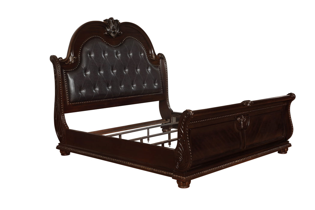 Stanley - California King 4 Piece Bedroom Set - Cherry