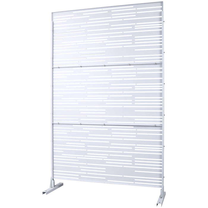 Outdoor & Indoor Freestanding Metal Privacy Screen