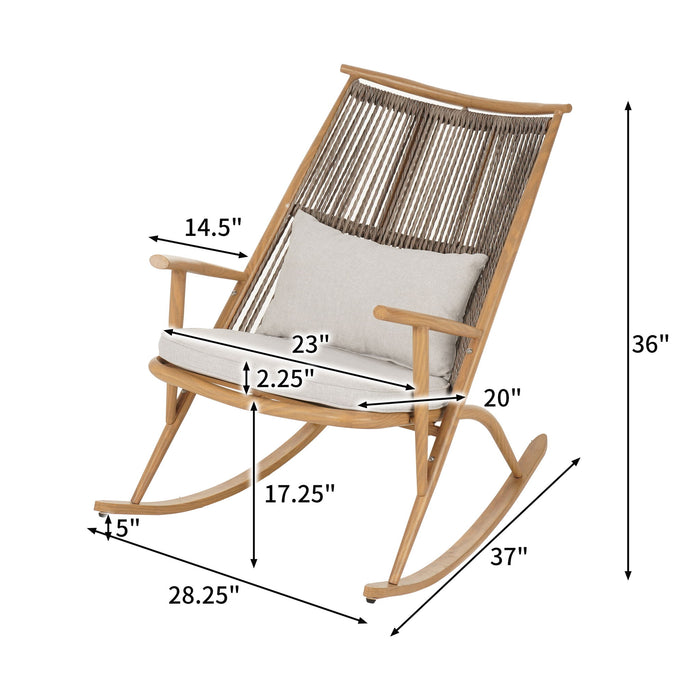 Maple Ridge Rocking Chairs Outdoor Rocking Chair - Maple — Brother's Outlet