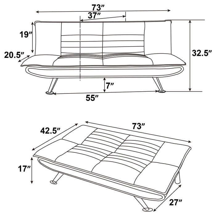 Erika - Sofa Bed - Gray