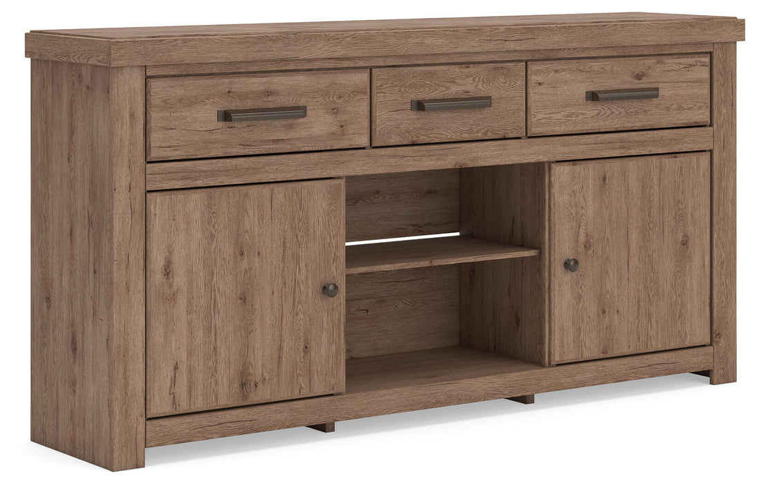 Garistyn - LG TV Stand With Fireplace Option