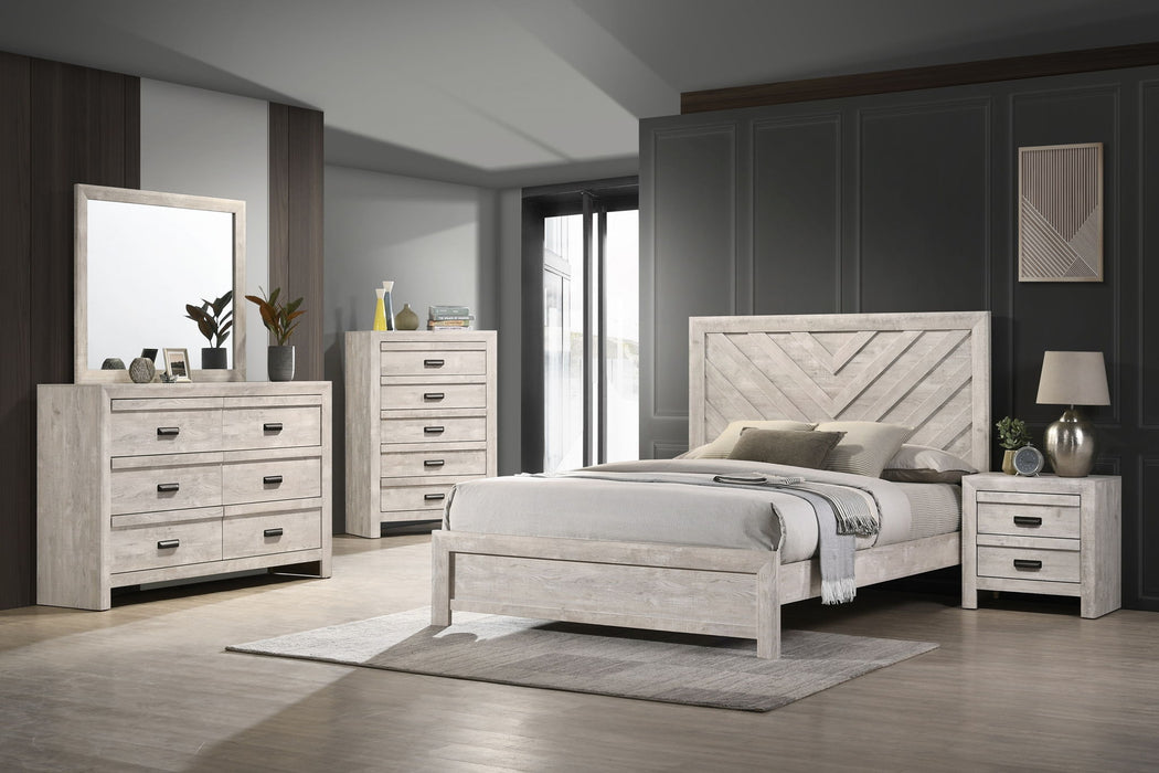 Valor - Full Bed - Antique White