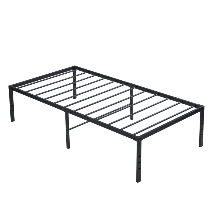Heavy Duty Metal Bed Frame With Quiet Support