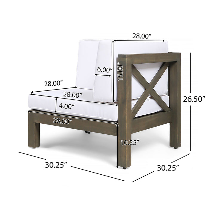 Brava - X Back Arm Chair