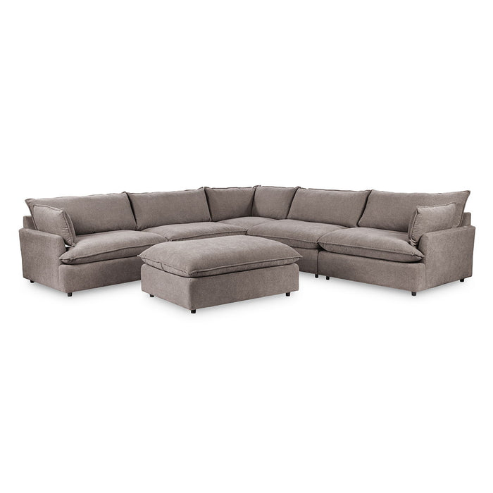 Caplan - 6 Piece Modular Sectional With Ottoman