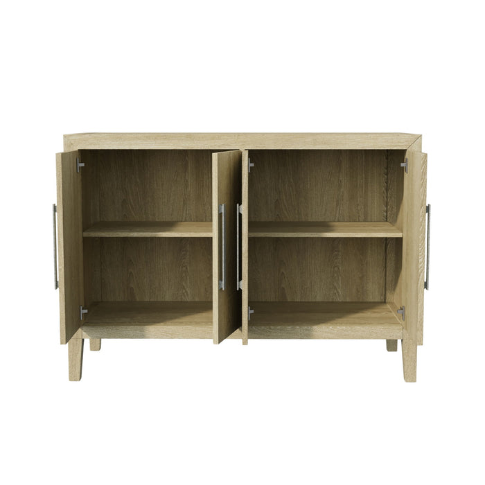 Adeline - 4 Doors Server - Natural Wood Wash