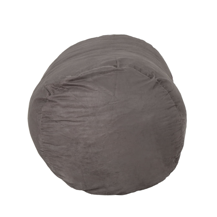 Michael - Modern Cylindrical Suede Bean Bag Chair