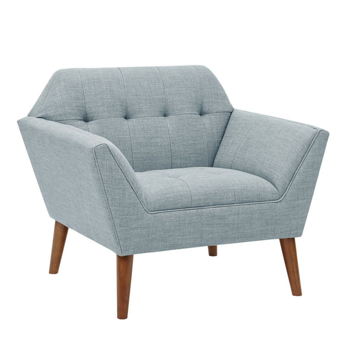 Modern Lounge Chair With Button Tufting