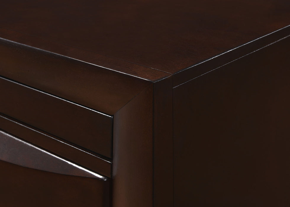 Emily - Dresser & Mirror - Cherry