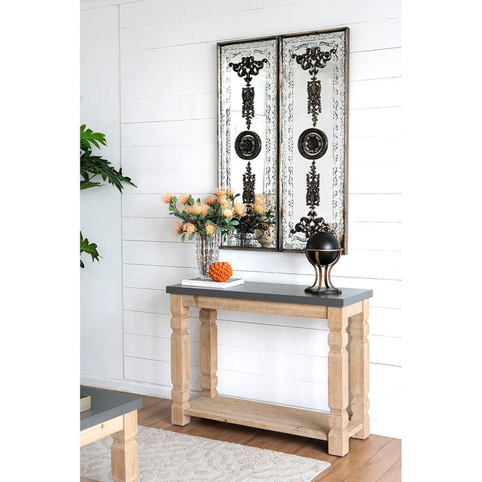 Rustic And Modern Console Table