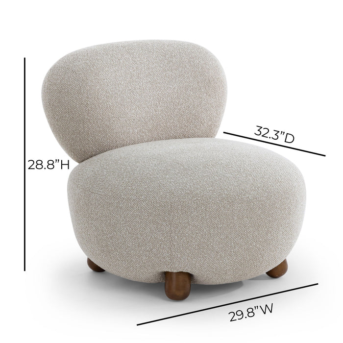 Pucker - Accent Chair - Warm Gray
