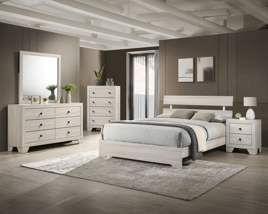 Atticus - Queen 5 Piece Bedroom Set - White