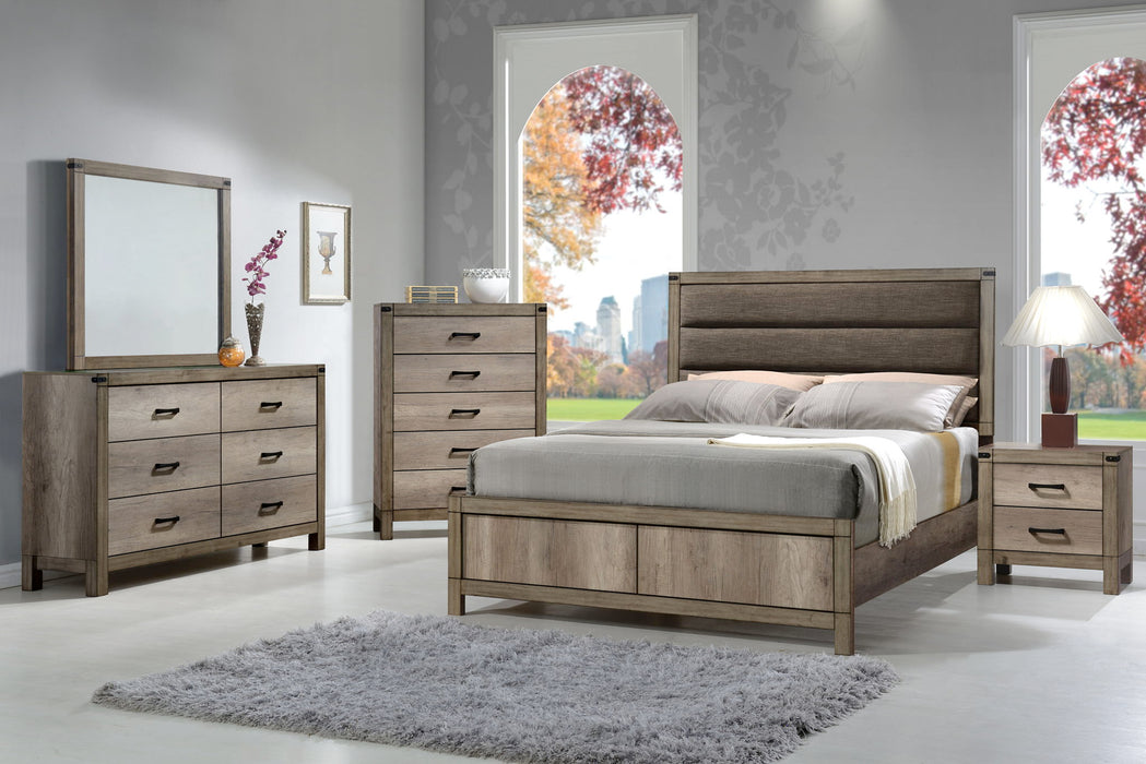Matteo - Queen Bed - Brown