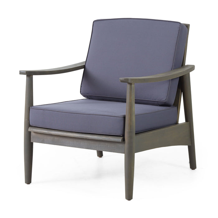 Emmry - Outdoor Acacia Wood Club Chair