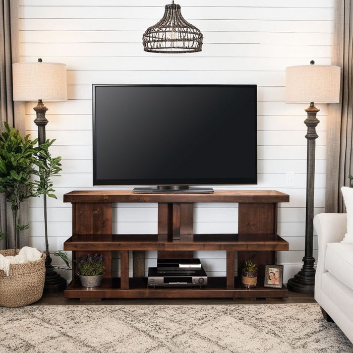 TV Stand Console For TVs Up To 70" - Whiskey