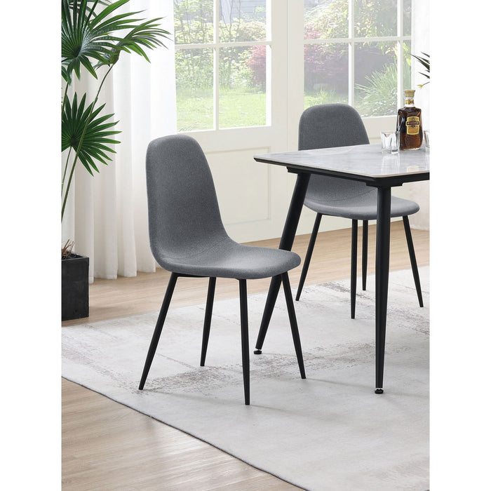 Jazmine - Upholstered Dining Chair (Set of 4) - Gray