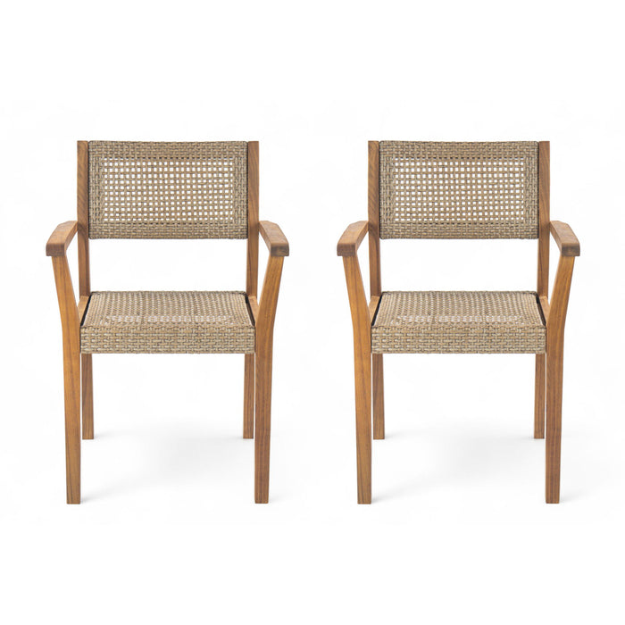 Amaris - Outdoor Dining Chair (Set of 2) - Teak