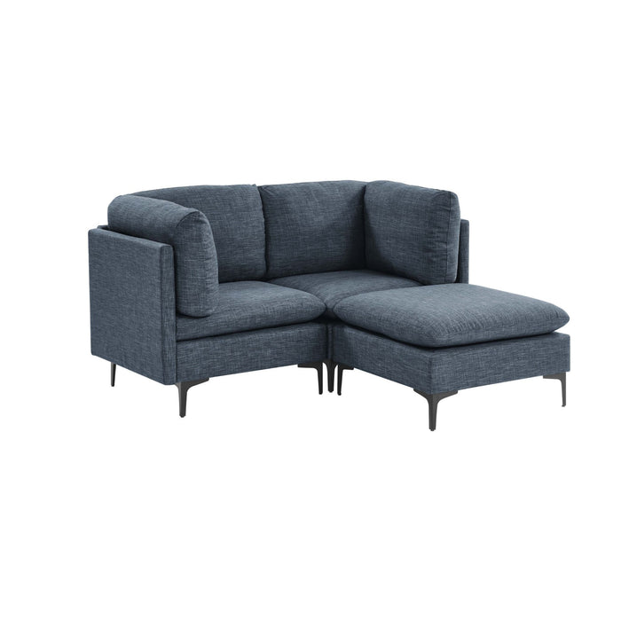 Upholstered Modular Sectional & Tall Legs