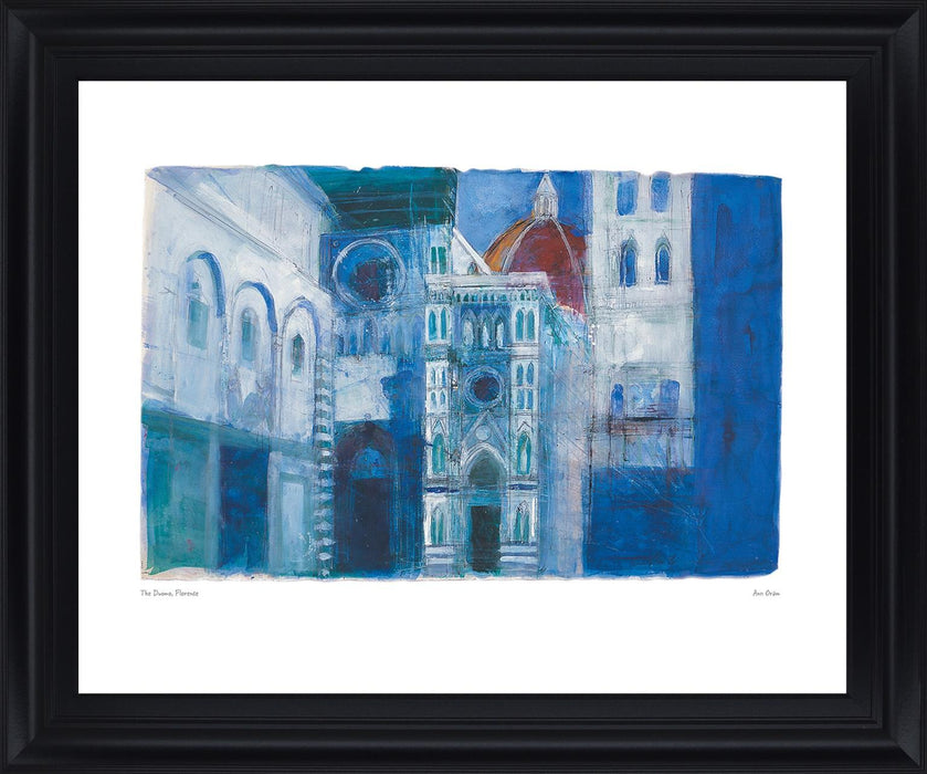 Azure Cathedral - 28" x 34" Framed Wall Art