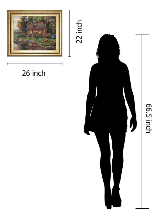 Peace Like A River Cabin By Kim Norlien - Light Brown