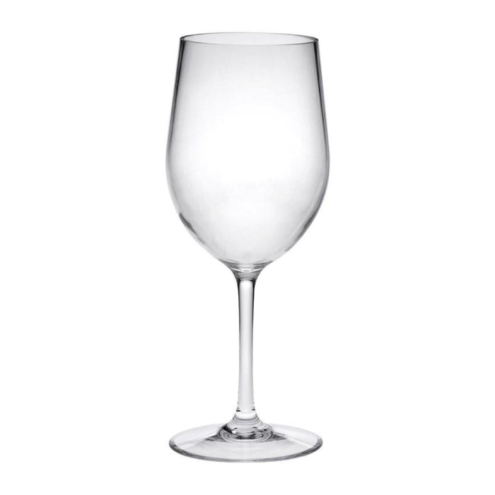 Leadingware Tritan Plastic Wine Glasses (Set of 4), Unbreakable, Bpa Free, 12Oz - Clear