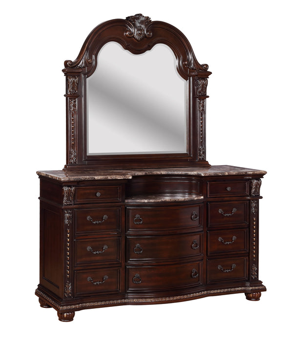 Stanley - Dresser & Mirror - Cherry