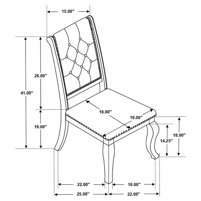Fremont - Tufted Back Dining Chair (Set of 2)