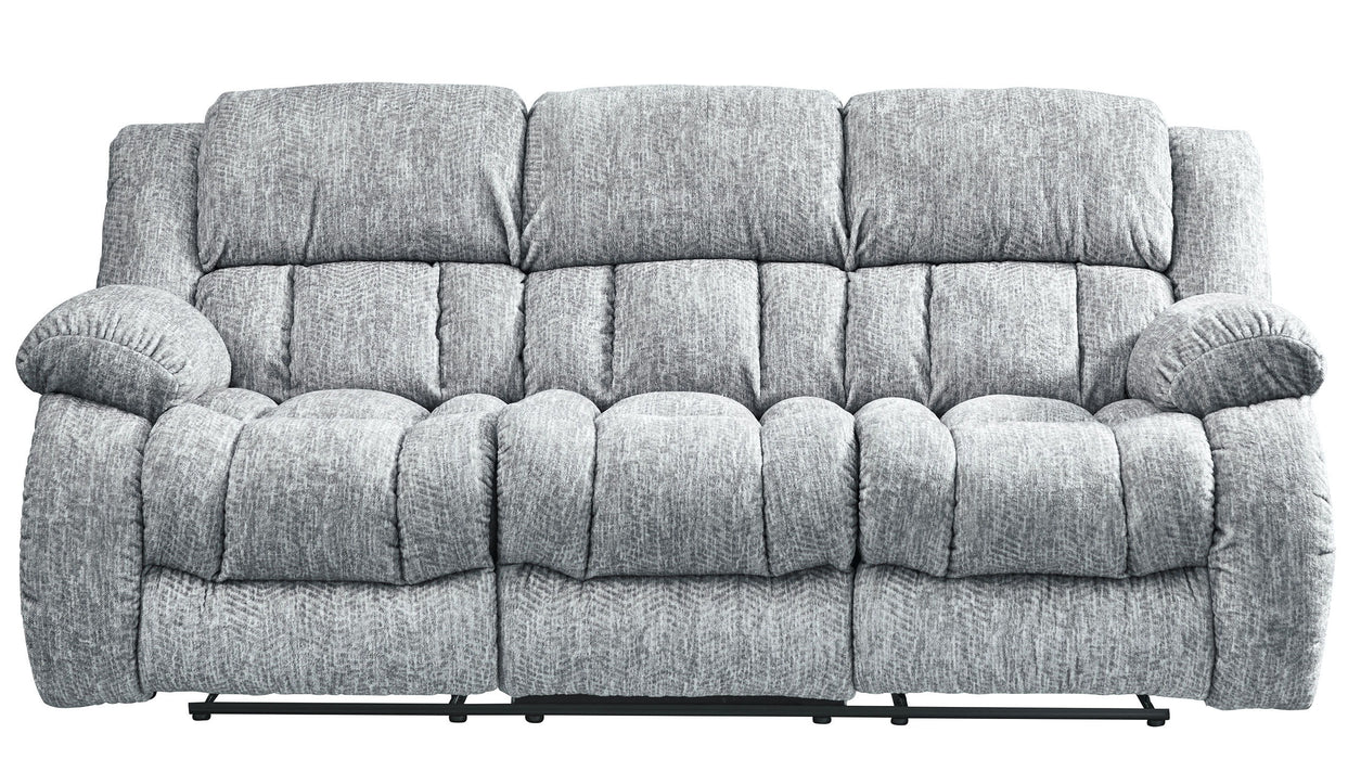 U250 - 3 Piece Living Room Set (Reclining Sofa / Console Reclining Loveseat & Glider Recliner) - Gray